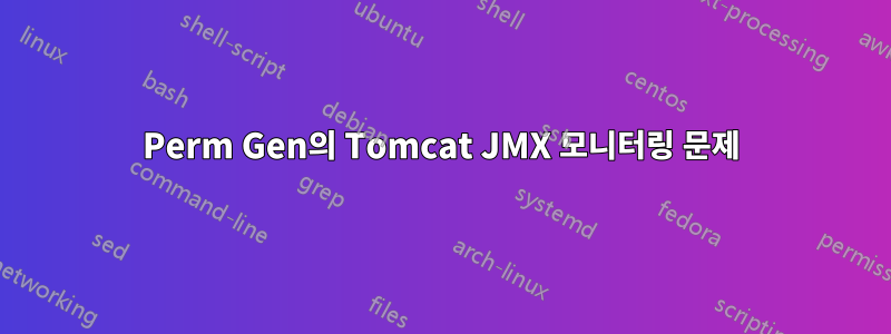 Perm Gen의 Tomcat JMX 모니터링 문제