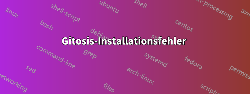 Gitosis-Installationsfehler