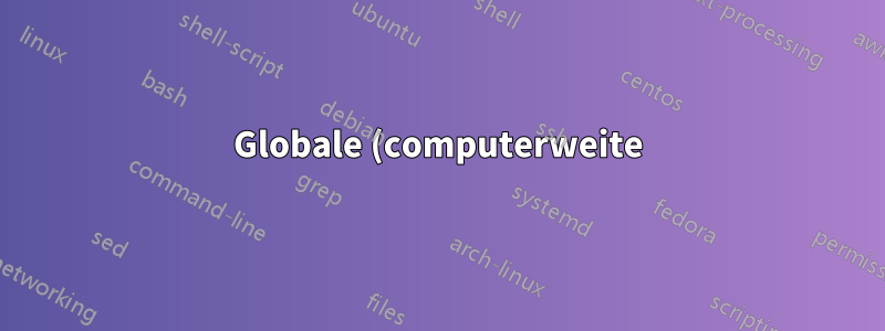 Globale (computerweite) Proxy-Einstellungen aus der PAC-Datei