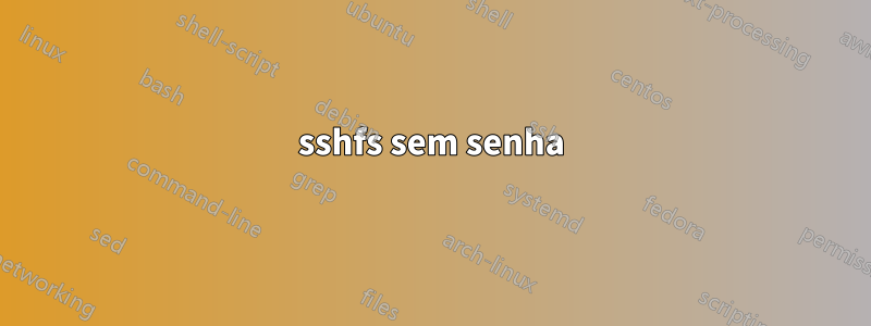 sshfs sem senha