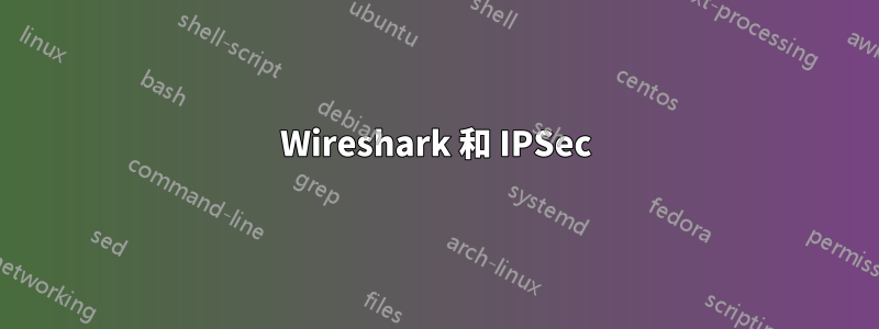 Wireshark 和 IPSec