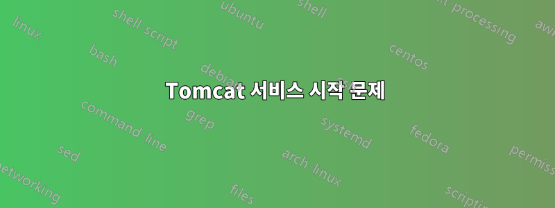 Tomcat 서비스 시작 문제