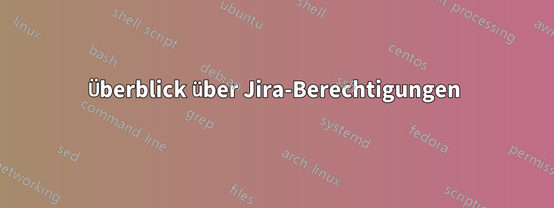 Überblick über Jira-Berechtigungen