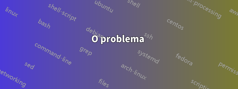 O problema