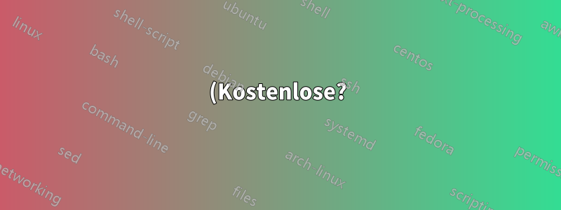 (Kostenlose?) Hosting-Kontrollfelder
