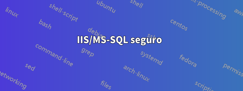 IIS/MS-SQL seguro 