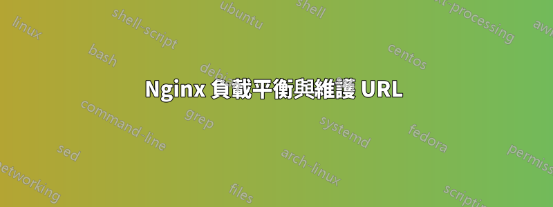 Nginx 負載平衡與維護 URL