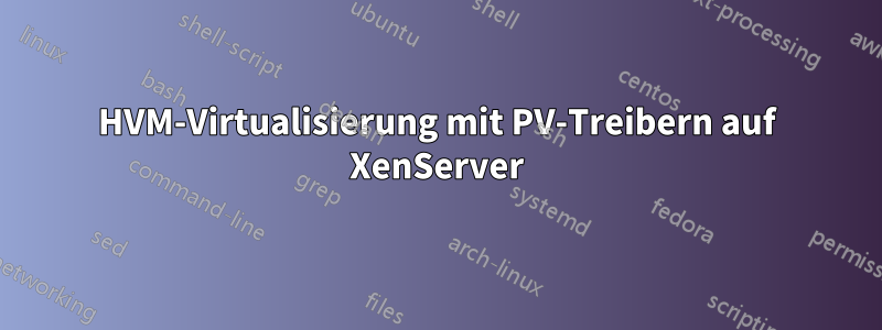 HVM-Virtualisierung mit PV-Treibern auf XenServer