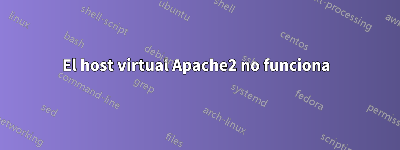 El host virtual Apache2 no funciona 