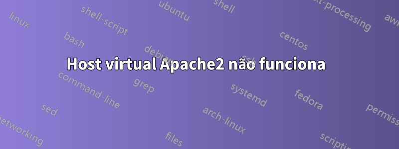 Host virtual Apache2 não funciona 