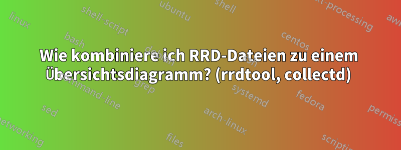 Wie kombiniere ich RRD-Dateien zu einem Übersichtsdiagramm? (rrdtool, collectd)
