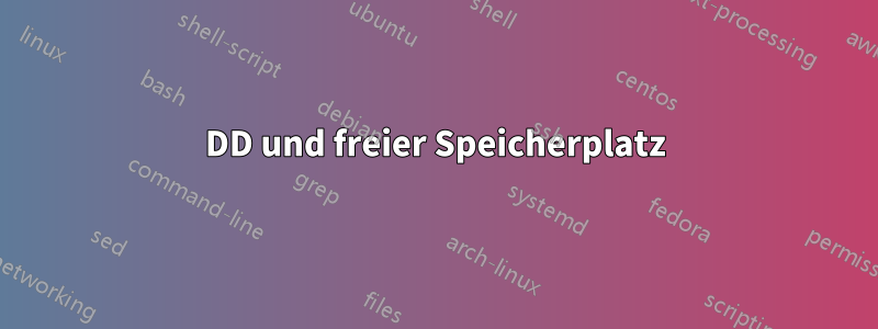 DD und freier Speicherplatz