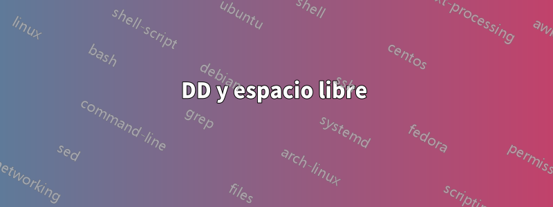 DD y espacio libre