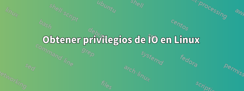 Obtener privilegios de IO en Linux