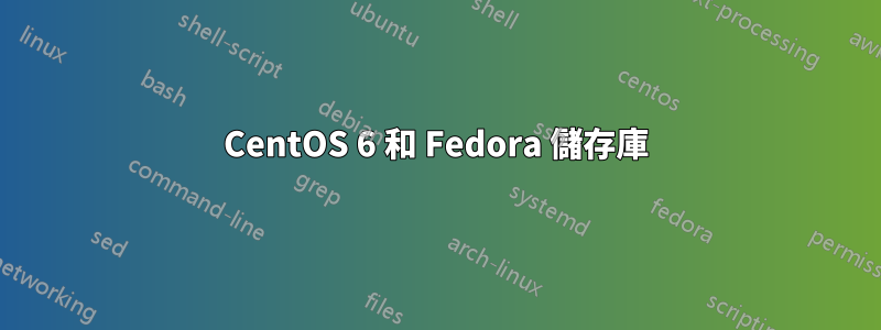 CentOS 6 和 Fedora 儲存庫