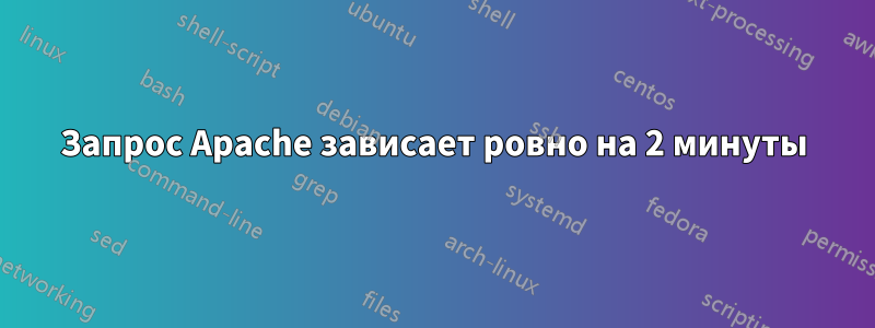 Запрос Apache зависает ровно на 2 минуты