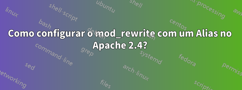 Como configurar o mod_rewrite com um Alias ​​no Apache 2.4?