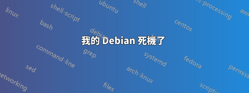 我的 Debian 死機了