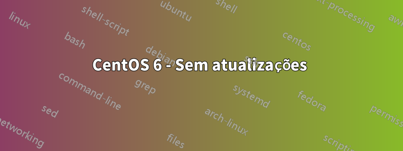 CentOS 6 - Sem atualizações