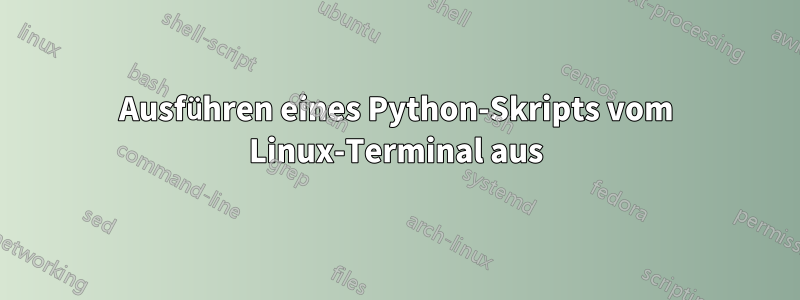 Ausführen eines Python-Skripts vom Linux-Terminal aus