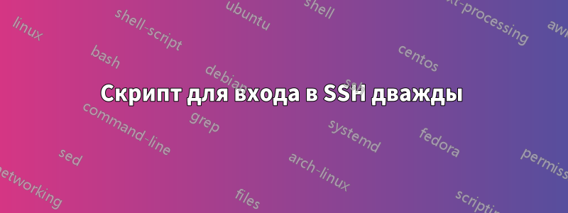 Скрипт для входа в SSH дважды