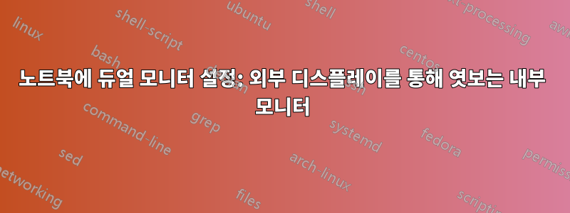 노트북에 듀얼 모니터 설정: 외부 디스플레이를 통해 엿보는 내부 모니터