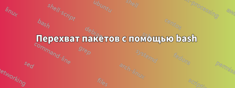 Перехват пакетов с помощью bash