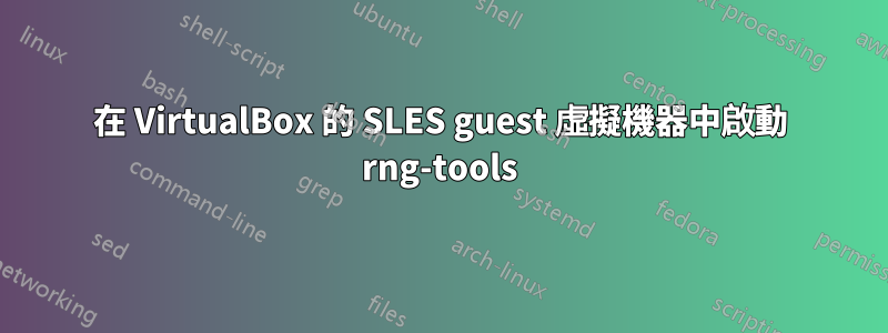 在 VirtualBox 的 SLES guest 虛擬機器中啟動 rng-tools