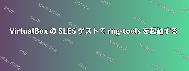 VirtualBox の SLES ゲストで rng-tools を起動する