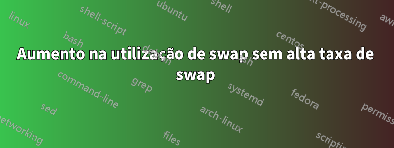 Aumento na utilização de swap sem alta taxa de swap