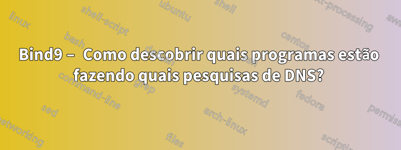 Bind9 – Como descobrir quais programas estão fazendo quais pesquisas de DNS?