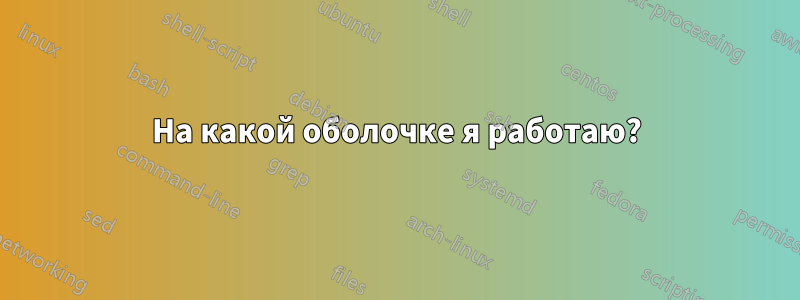 На какой оболочке я работаю?