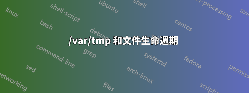 /var/tmp 和文件生命週期