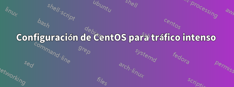 Configuración de CentOS para tráfico intenso