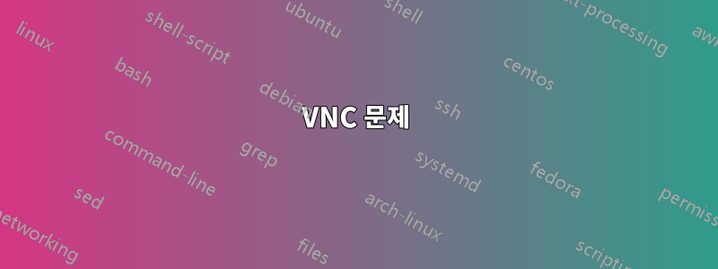 VNC 문제