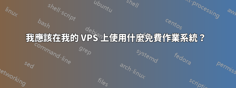 我應該在我的 VPS 上使用什麼免費作業系統？ 