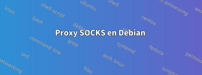 Proxy SOCKS en Debian