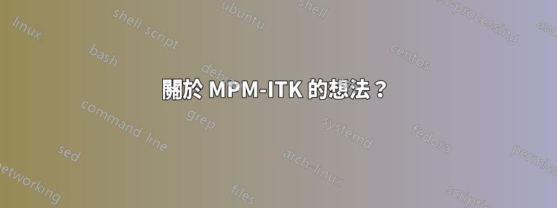 關於 MPM-ITK 的想法？