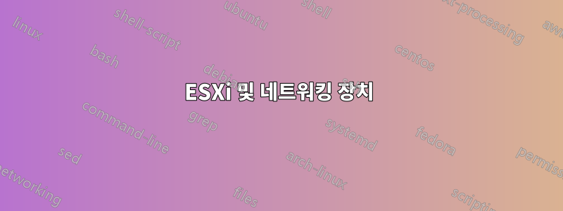 ESXi 및 네트워킹 장치