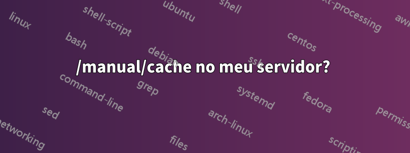 /manual/cache no meu servidor?