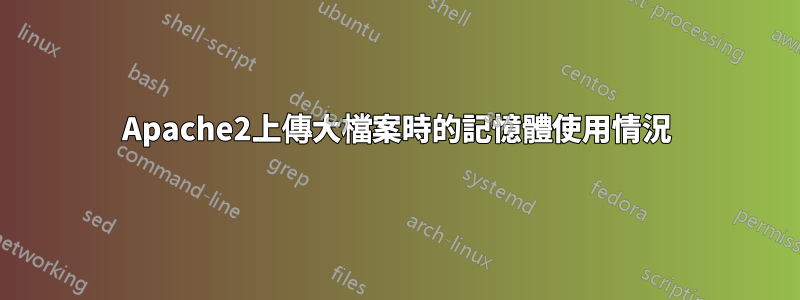 Apache2上傳大檔案時的記憶體使用情況