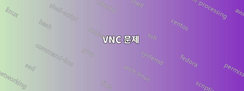 VNC 문제