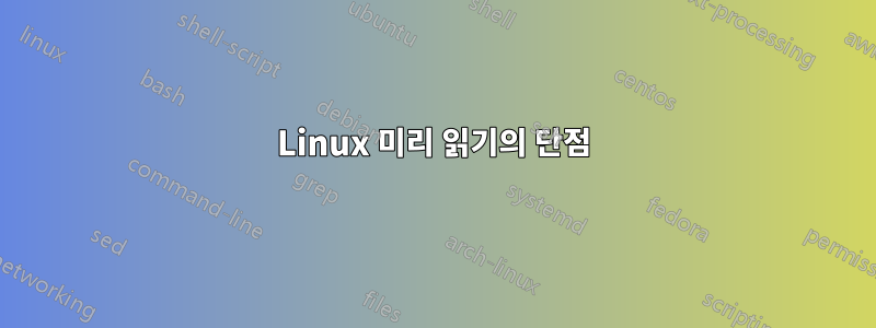 Linux 미리 읽기의 단점