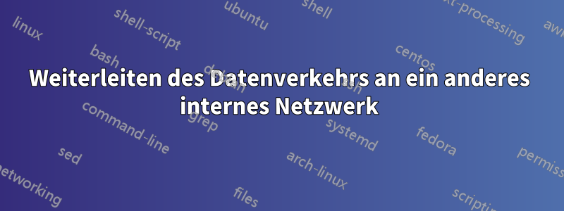 Weiterleiten des Datenverkehrs an ein anderes internes Netzwerk