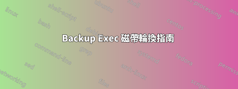 Backup Exec 磁帶輪換指南