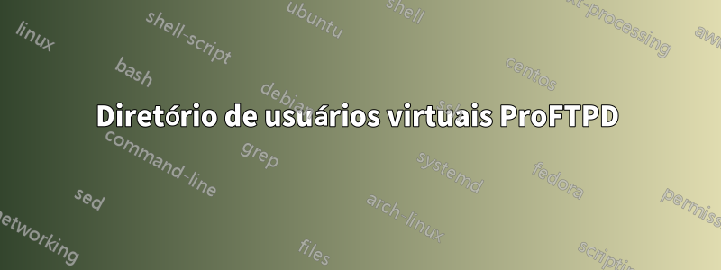 Diretório de usuários virtuais ProFTPD