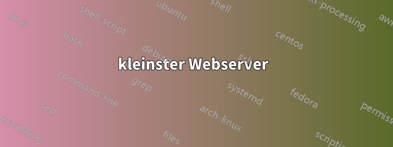 kleinster Webserver 