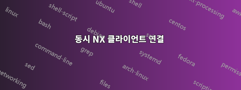 동시 NX 클라이언트 연결