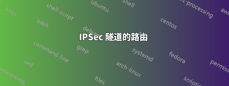 IPSec 隧道的路由