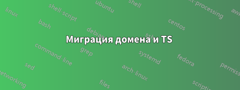 Миграция домена и TS